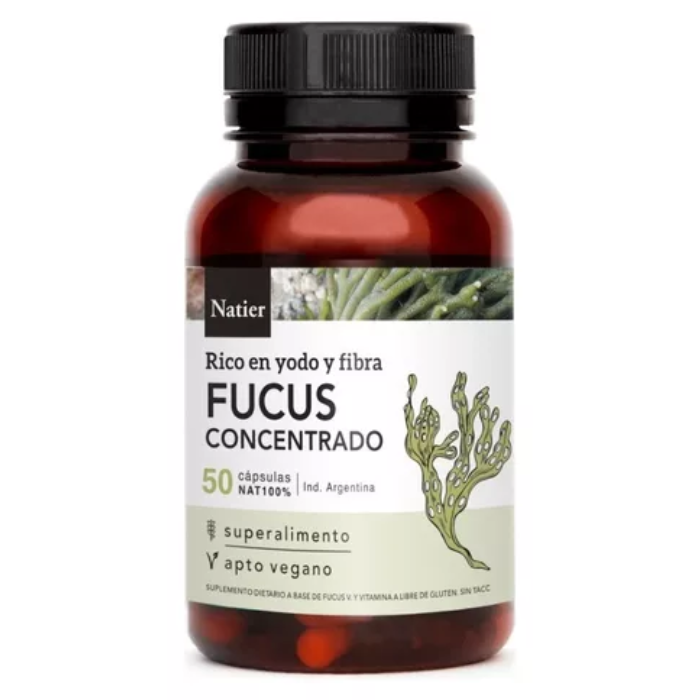 FUCUS 50 CAPS NATIER rico en yodo y fibra