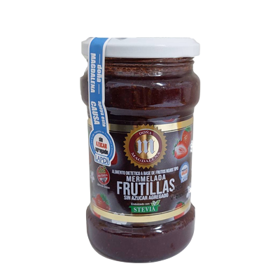 MERMELADA CON STEVIA DOÑA MAGDALENA 400grs  Frutilla