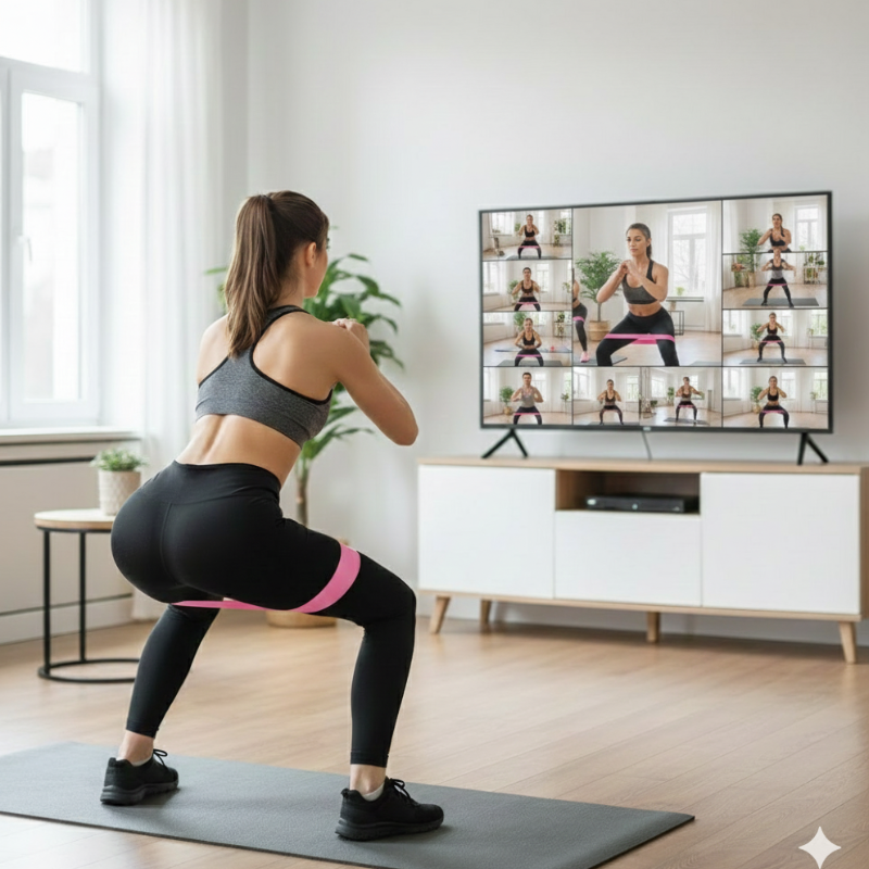 HIP Band x 3 Intensidades – Bandas de Resistencia Antideslizantes para Glúteos y Piernas