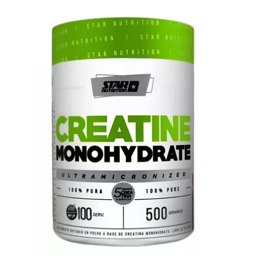 POTENCIADOR CREATINA STAR NUTRITION MONOHIDRATO x 500grms