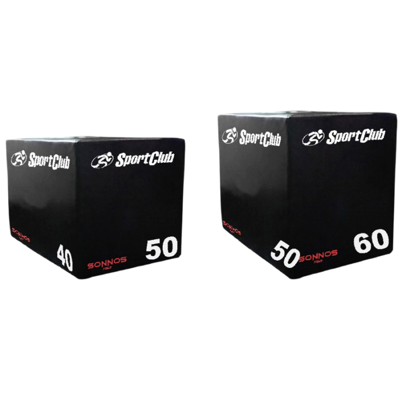 CAJON SPORT CLUB SOFT JUMP BOX 40cm x 50cm x 60cm mediano