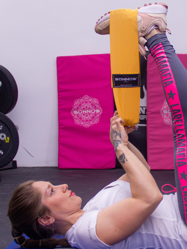 Banda de Tela Circular Sonnos Amarilla – Tensión Media 32x10cm