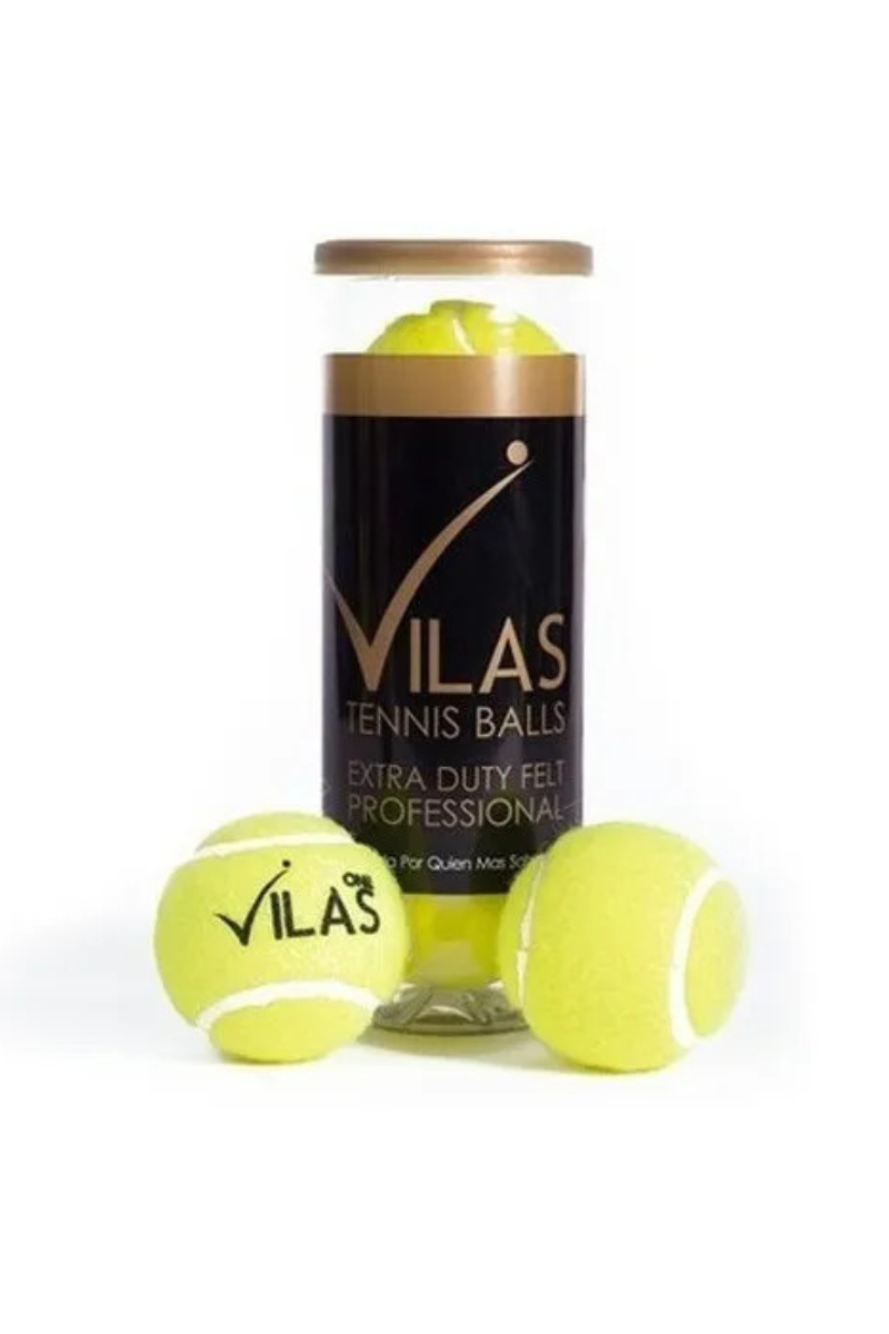TUBO PELOTAS TENIS VILAS EXTRA DUTY FELT X3