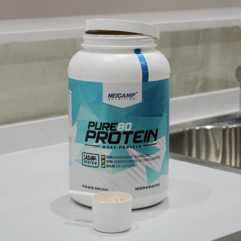 PROTEINAS NEICAMP PURE PROTEIN 80 2 Lbs 907 grs NEUTRA