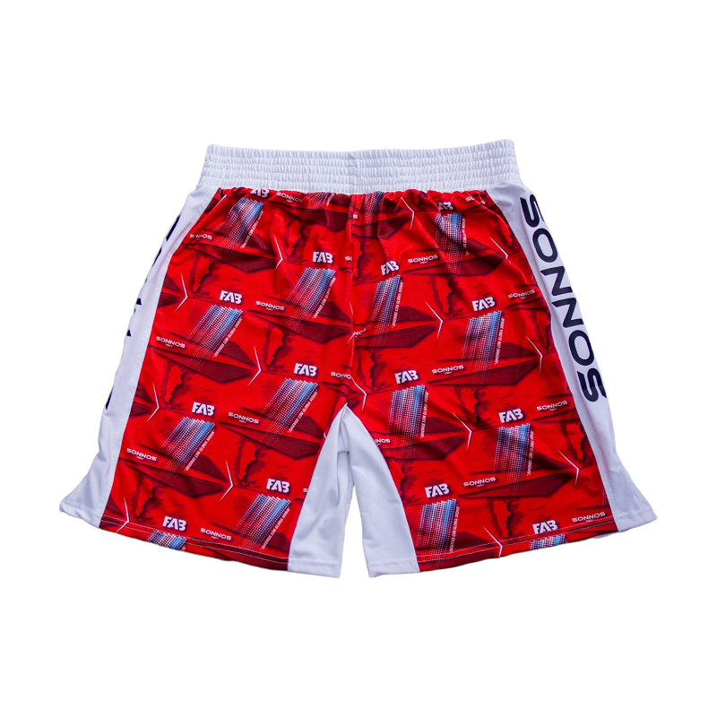 SHORT BOXEO SONNOS INSTITUCIONAL 2022 Rojo