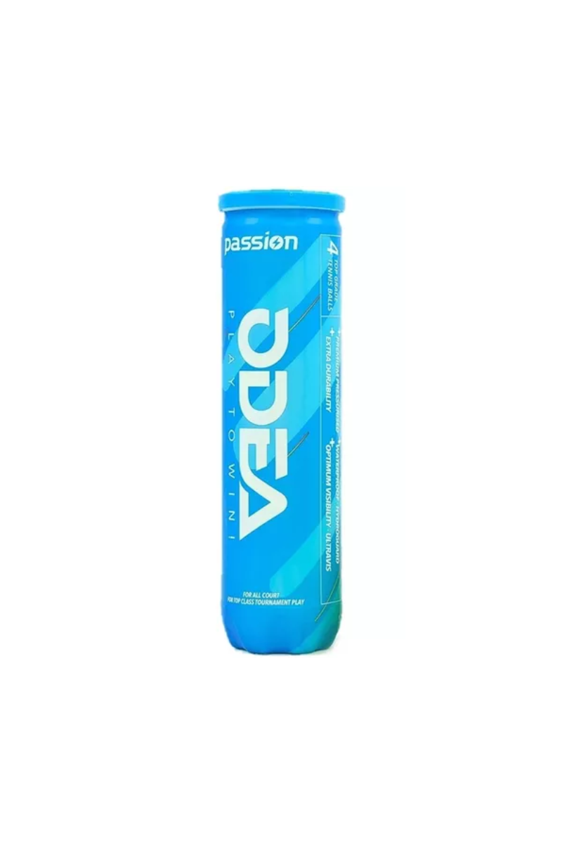 TUBO PELOTAS TENIS ODEA PASSION X4