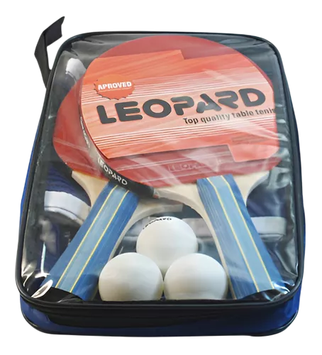 SET 2 PALETAS + 3 PELOTAS + RED LEOPARD