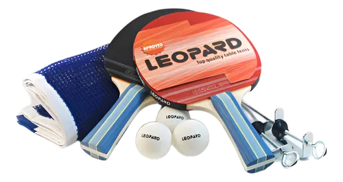SET 2 PALETAS + 3 PELOTAS + RED LEOPARD