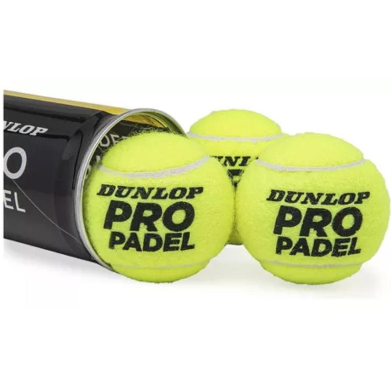 TUBO PELOTA PADDLE DUNLOP PRO POR 3 UNIDADES