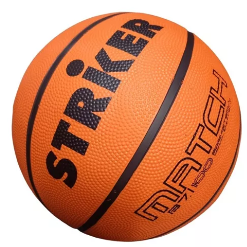 PELOTA BASQUET N°3 STRIKER CAUCHO (naranja)