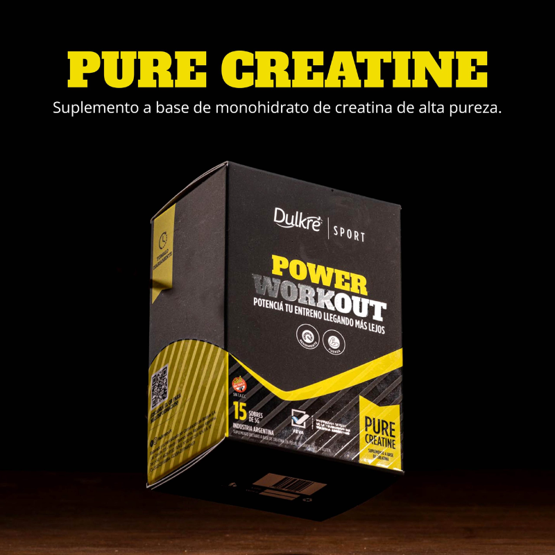 Pure Creatina Dulkre 5g – Potenciador de Fuerza y Rendimiento