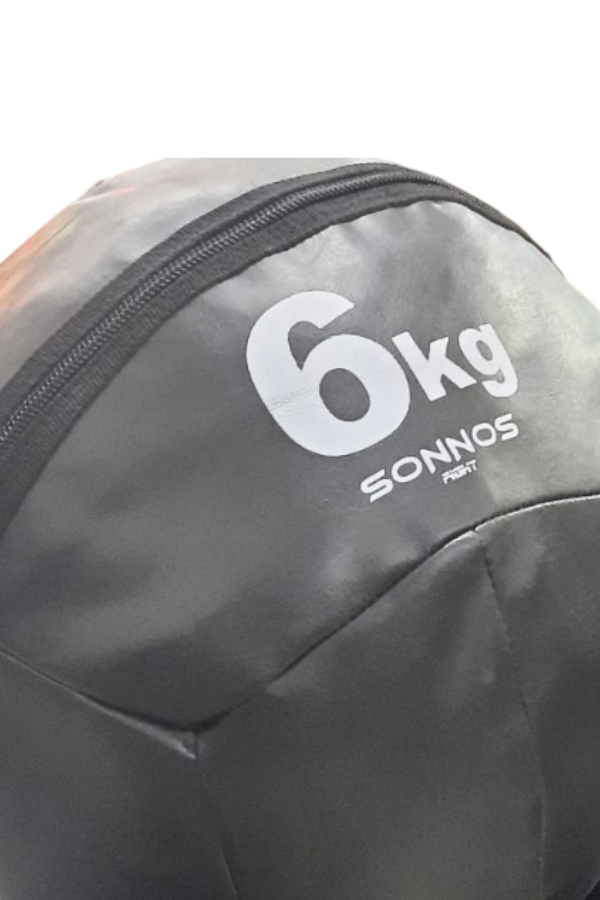 OUTLET MEDICINE BALL SONNOS BLACK TIPO DYNAMAX 6kg