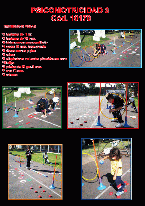 SET PSICOMOTRICIDAD N°3 (63 piezas)