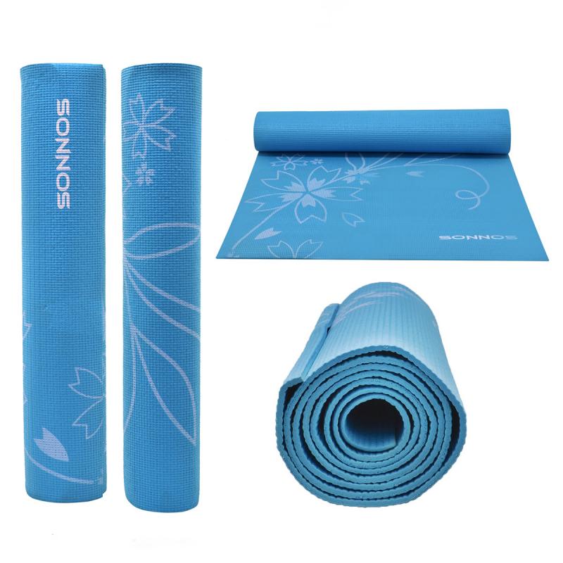 COLCHONETA PILATES ESTAMPADA 1,73mts x 61cm x 5mm SONNOS (Celeste)