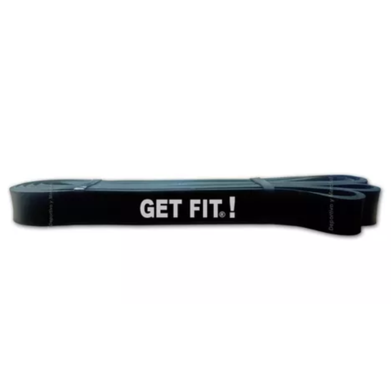 BANDA ASISTENCIA DOMINADA GET FIT NEGRA (1,9 cm ANCHO)