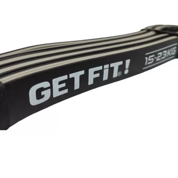 BANDA ASISTENCIA DOMINADA GET FIT NEGRA (1,9 cm ANCHO)