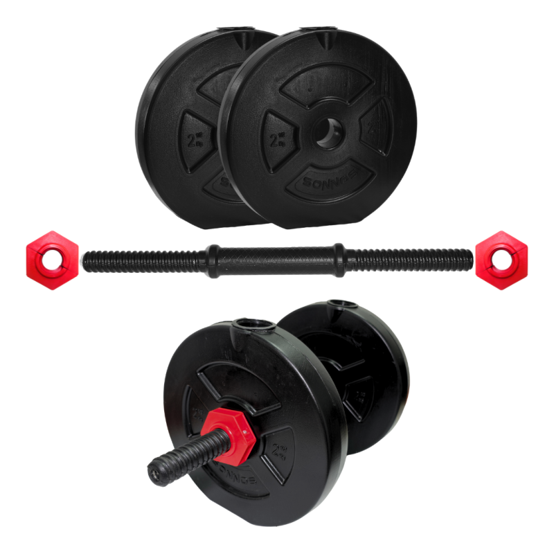 KIT 5 MANCUERNA PVC A ROSCA 2X2.5