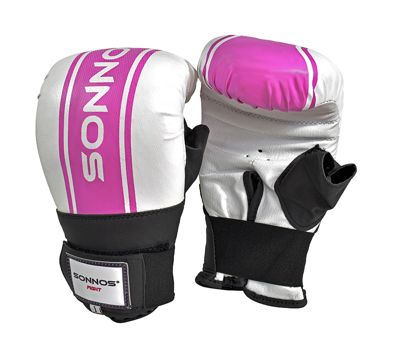 GUANTIN SONNOS TRICOLOR BLANCO/ROSA FAB