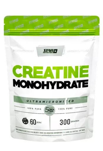 POTENCIADOR CREATINA STAR NUTRITION MONOHIDRATO x 300grms doypack