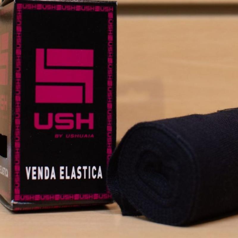 VENDA ELASTICA USH 8cm x unidad - Negro