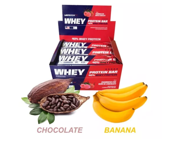 BARRA MERVICK WHEY PROTEIN BAR x 65grms x u