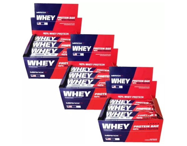 BARRA MERVICK WHEY PROTEIN BAR x 65grms x u