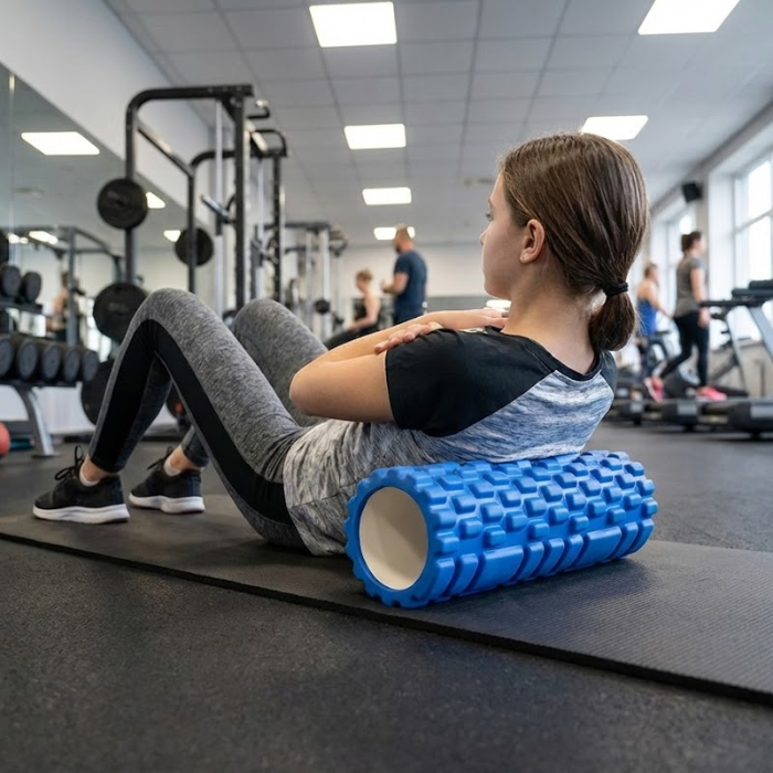 Rolo Masajeador PwT Liso 35x14cm Texturado – Rodillo Safit