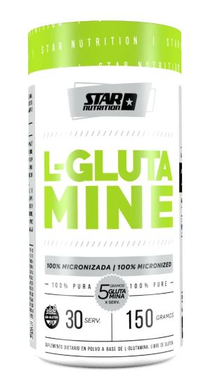 POTENCIADOR AMINOACIDOS STAR NUTRITION GLUTAMINA x 150grms