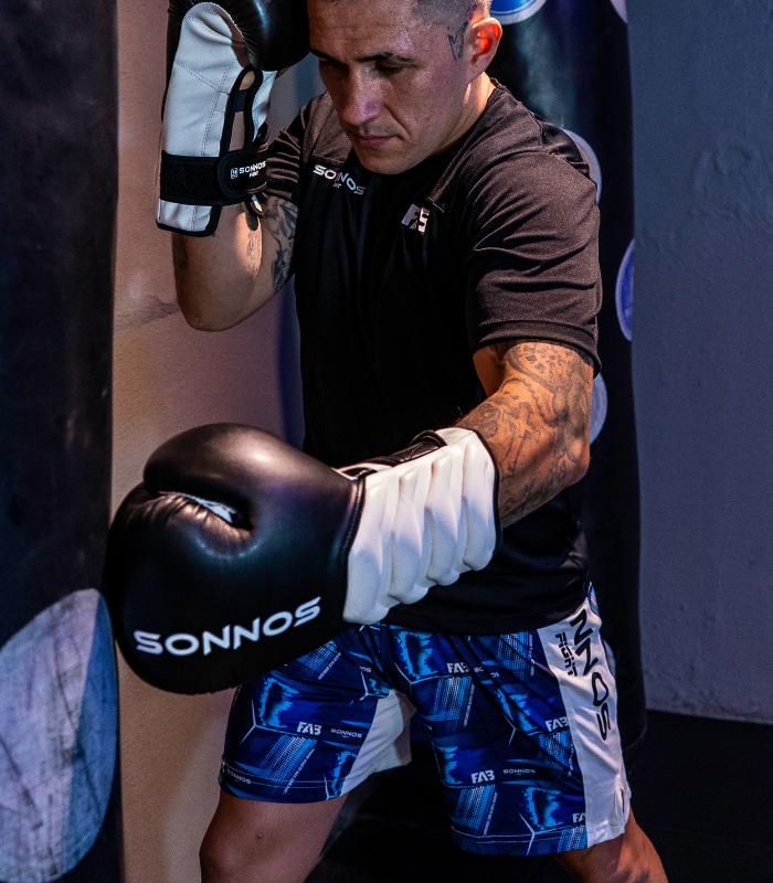 Guantes de Boxeo SONNOS Pro Series Iron PU | 10 oz, 12 oz, 14 oz y 16 oz | Entrenamiento y Sparring Profesional