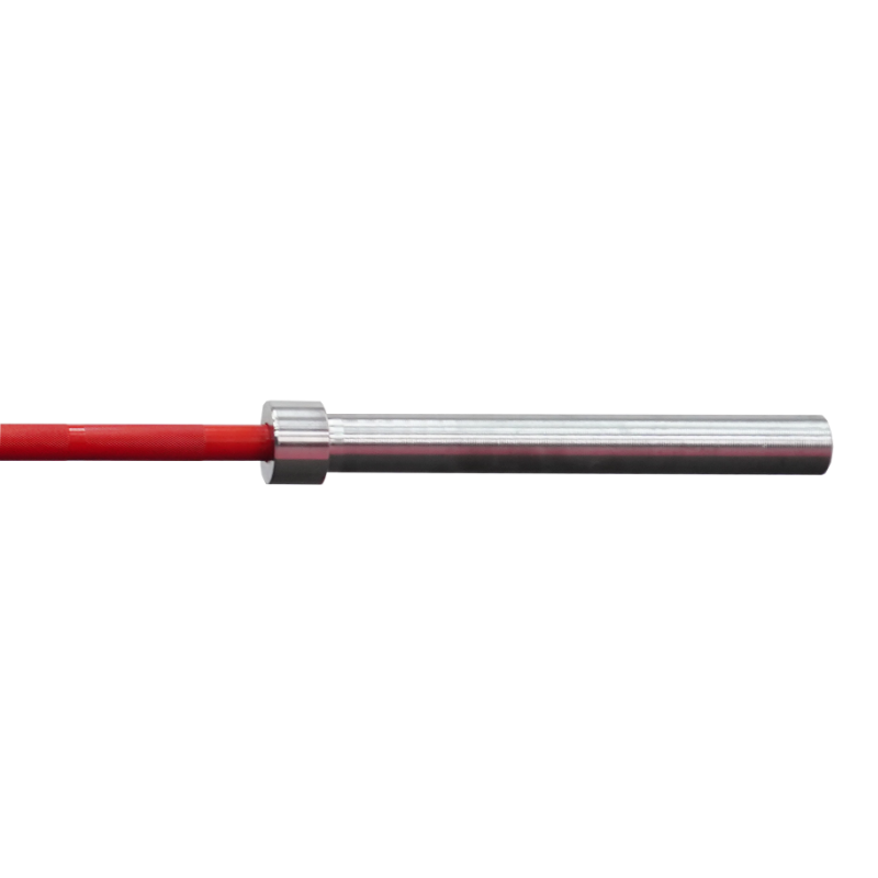 Barra Olímpica SONNOS 2,20mts Roja 20kg Ø50mm con Buje