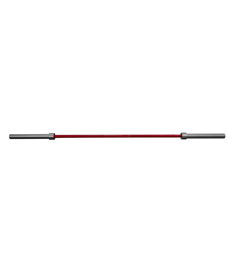 Barra Olímpica SONNOS 2,20mts Roja 20kg Ø50mm con Buje