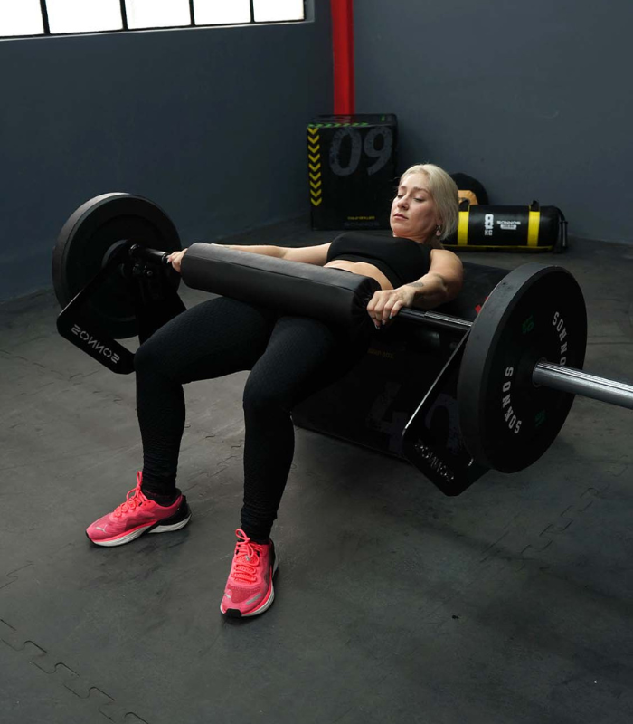 Combo Hip Thrust Sonnos: Barra + Cajón Soft Glúteos