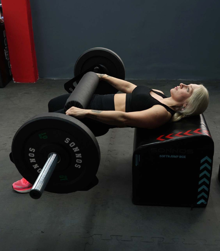 Combo Hip Thrust Sonnos: Barra + Cajón Soft Glúteos