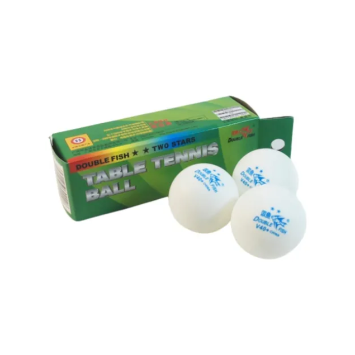 PELOTA PING PONG D.FISH 2 ESTRELLAS X 3 UNIDADES
