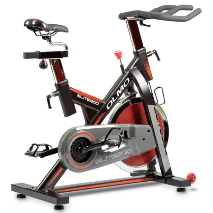 BICICLETA FIJA INDOOR ELITE FIT-500 rueda 20kg traccion a correa