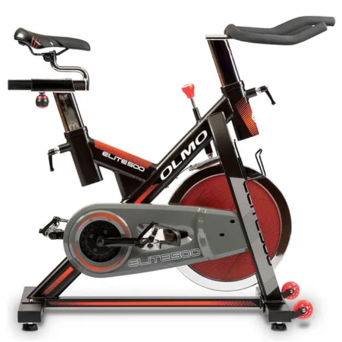 BICICLETA FIJA INDOOR ELITE FIT-500 rueda 20kg traccion a correa