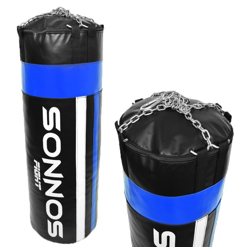 Bolsa de boxeo 1,50 rellena Negra y azul
