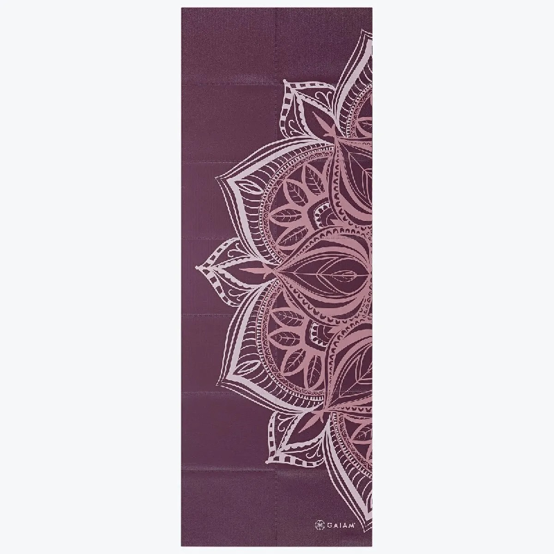 COLCHONETA PILATES 1,72mts x 60cm x 2mm GAIAM (cranberry)