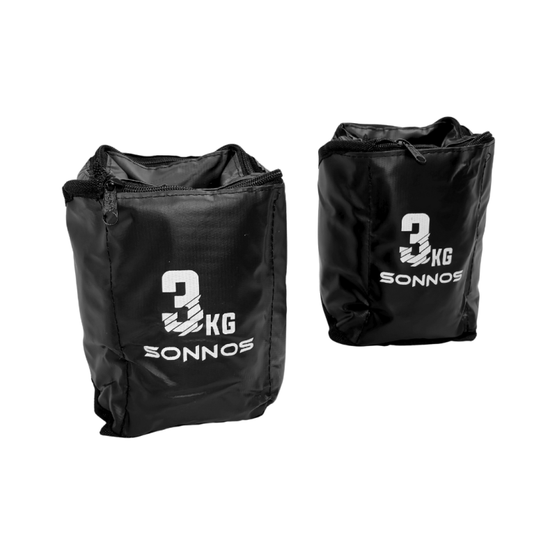 TOBILLERAS CON PESO SONNOS REFORZADA 3kg