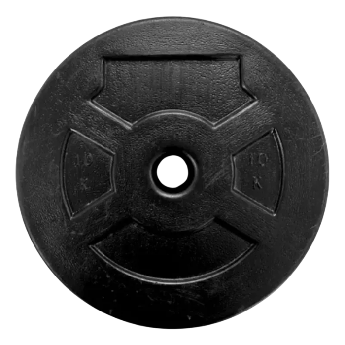 CARGA DE DISCO PVC 40kg diametro 25mm