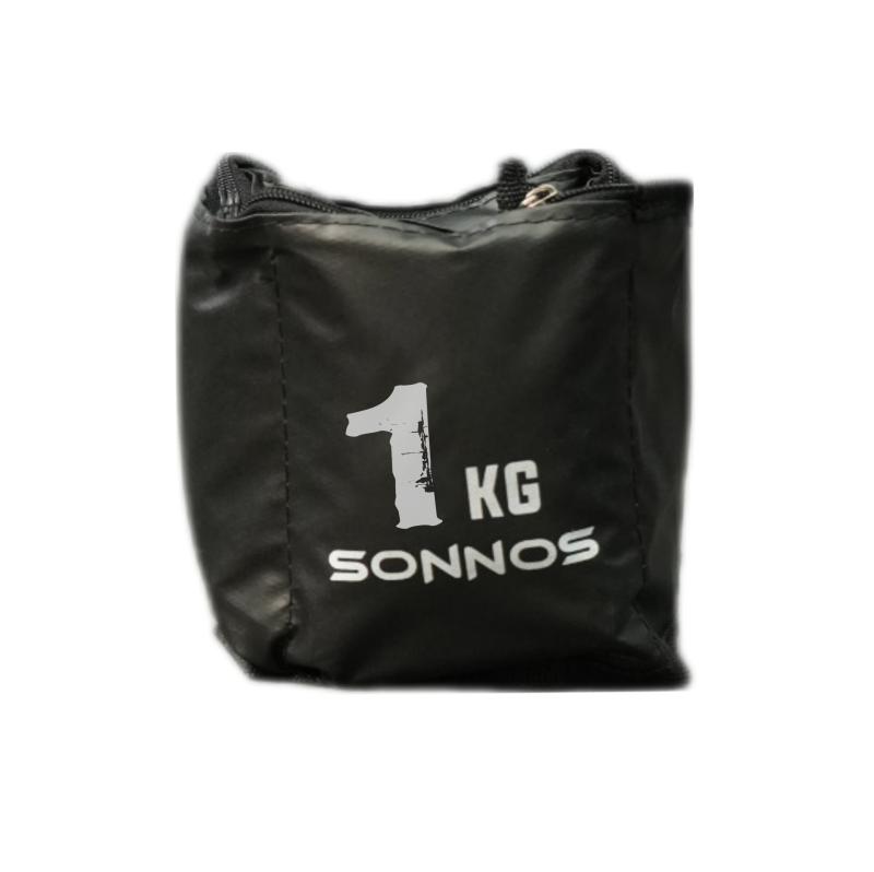 TOBILLERAS CON PESO SONNOS REFORZADA 1kg (venta por par)