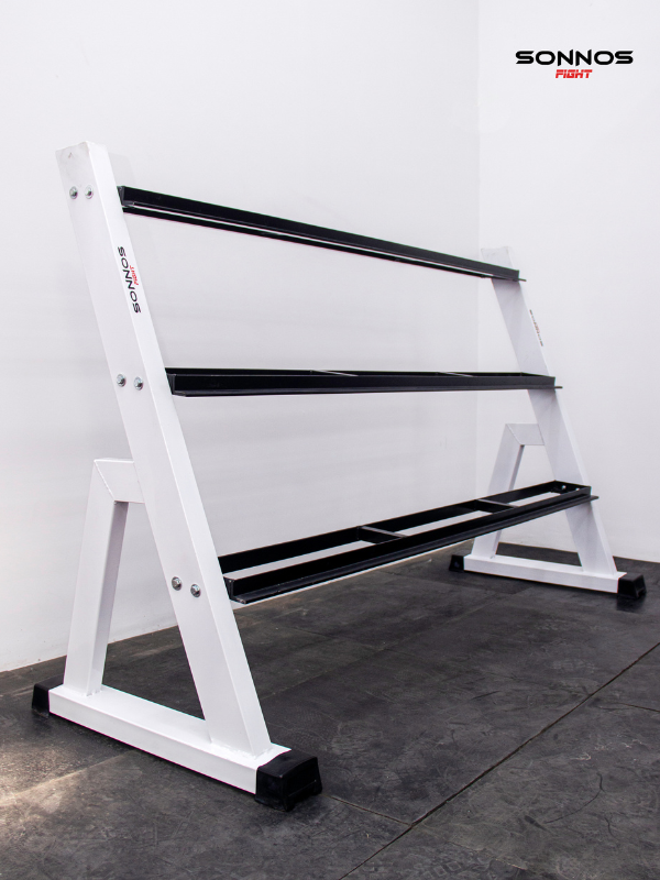 Rack Profesional SONNOS Organizador Mancuernas 13 Pares