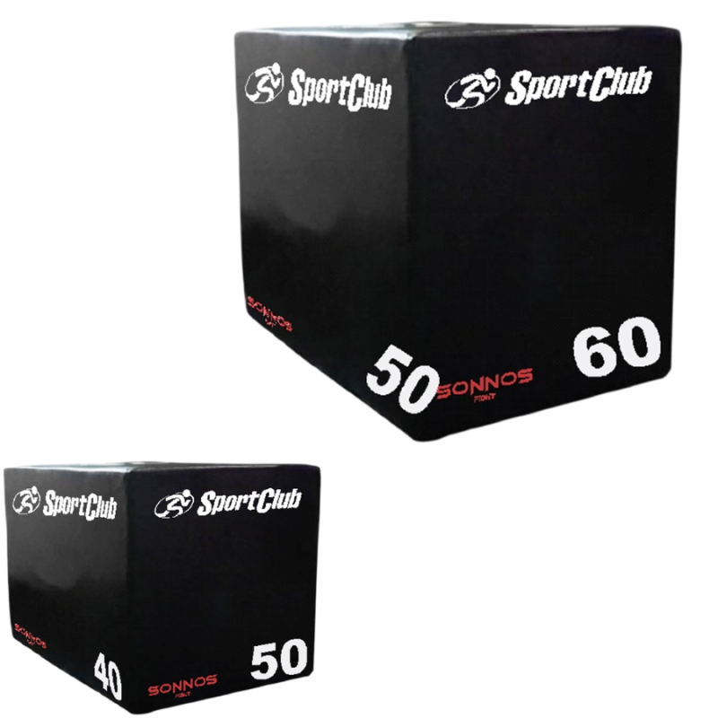 CAJON SPORT CLUB SOFT JUMP BOX 50cm x 60cm x 75cm grande