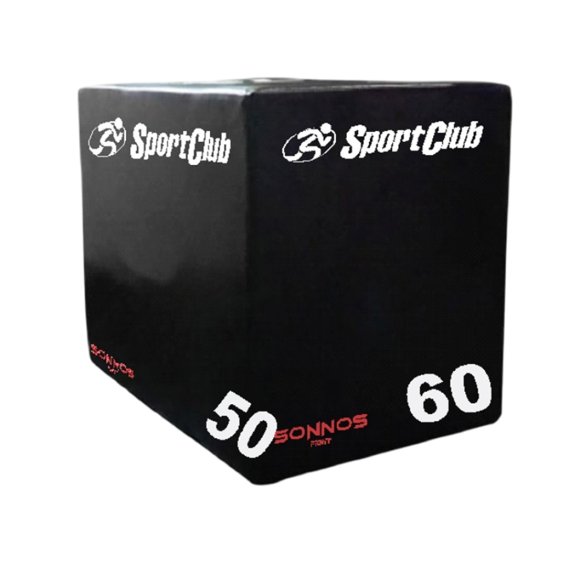 CAJON SPORT CLUB SOFT JUMP BOX 50cm x 60cm x 75cm grande