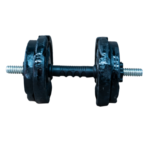 SET 15kg DISCO FUNDICION Ø25mm MANIJA