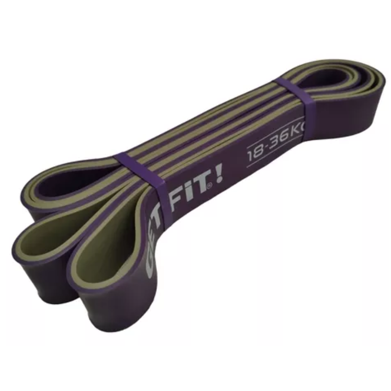 BANDA ASISTENCIA DOMINADA GET FIT VIOLETA 3,2 cm