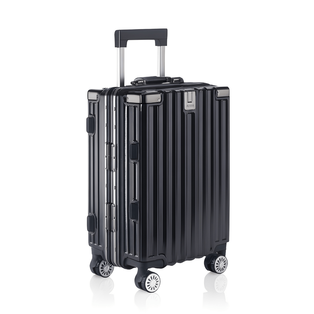 VALIJA LUXOR BLACK / GUNMETAL CABINA 20" ABS+PC-4013G TSA AUMAX