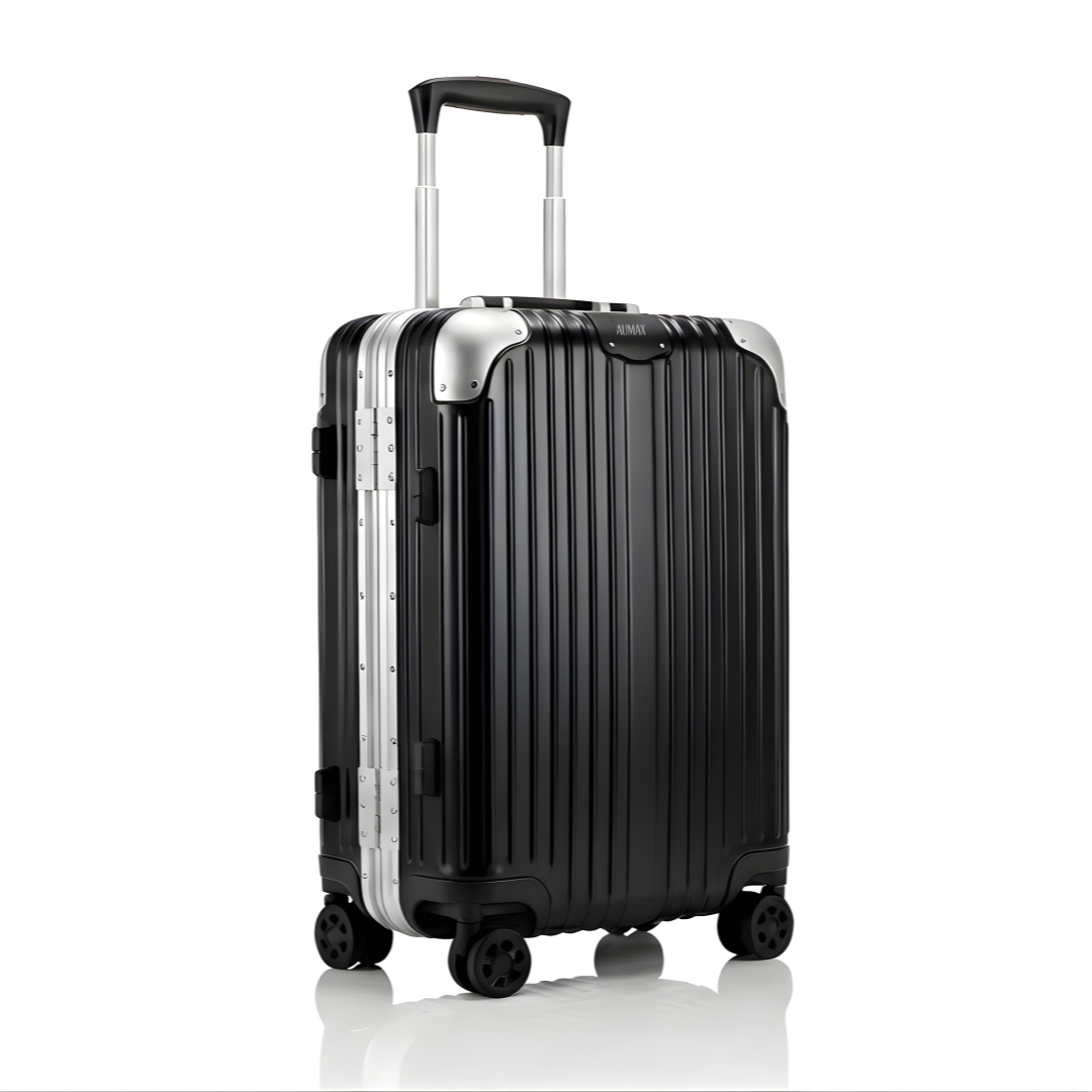 VALIJA MAGNA BLACK CARRY ON 20" ABS+PC-4009G TSA AUMAX