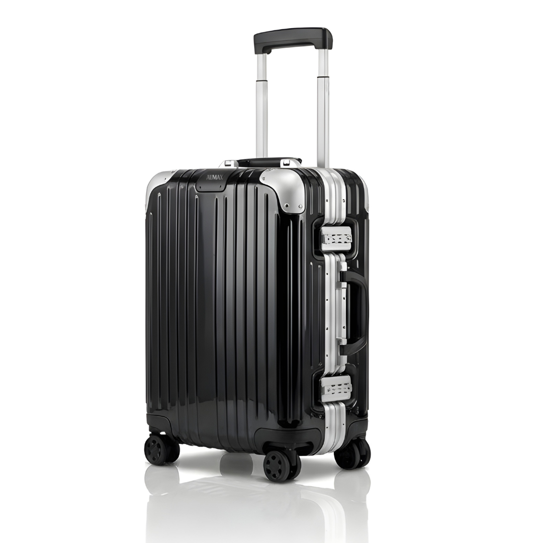 VALIJA MAGNA BLACK CARRY ON 20" ABS+PC-4009G TSA AUMAX