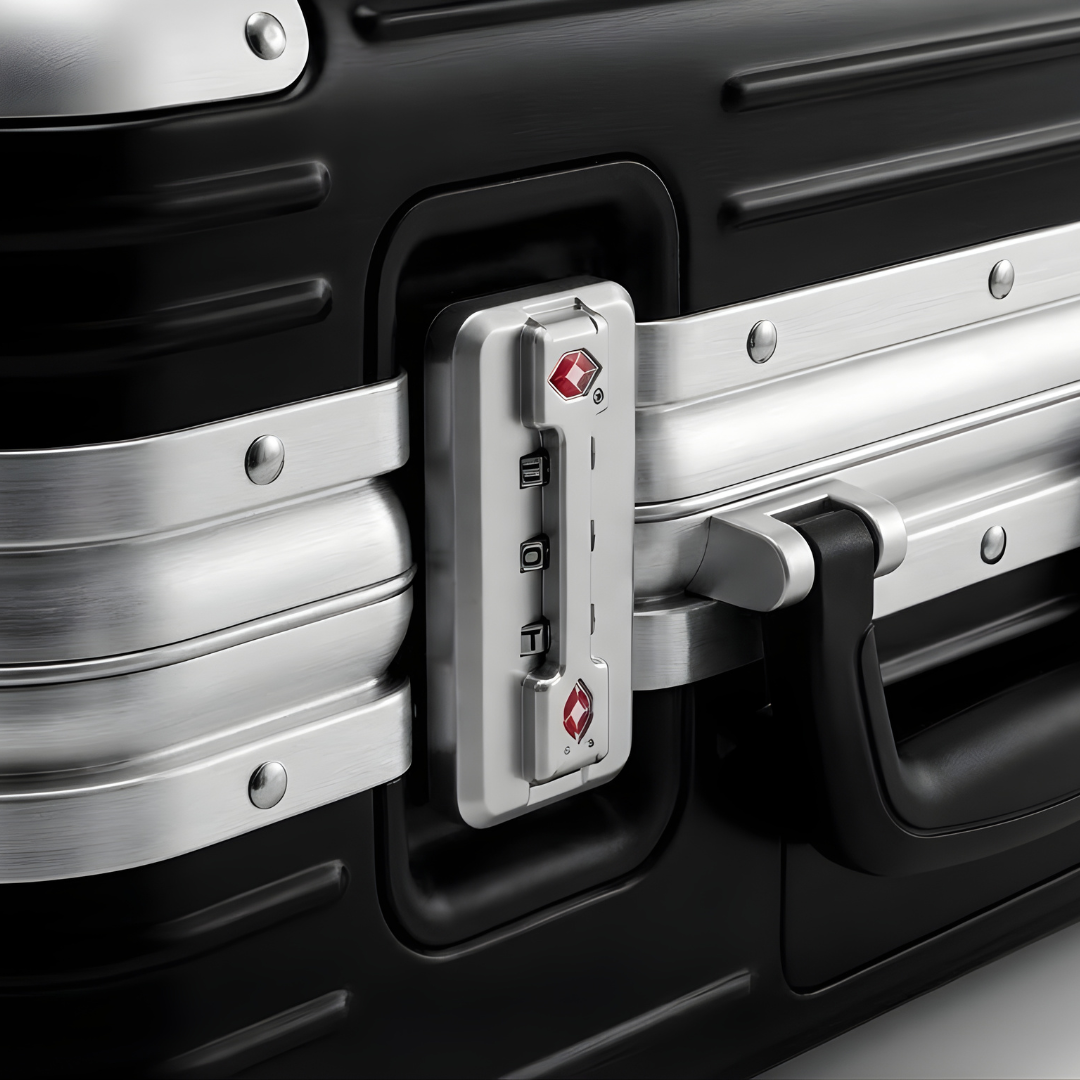 VALIJA MAGNA BLACK CARRY ON 20" ABS+PC-4009G TSA AUMAX